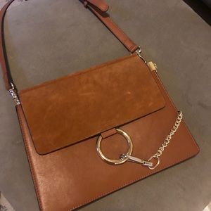 Tan envelope purse (Chloe dupe)